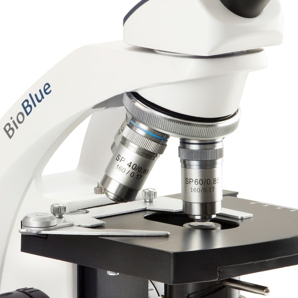 BioBlue 40X-1500X Monocular Portable Compound Microscope W/ 10MP USB 2 Digital Camera